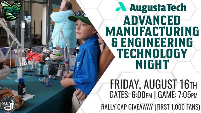 Augusta Tech, GreenJackets akan menjadi tuan rumah acara tahunan keempat Advanced Manufacturing & Engineering Technology Night