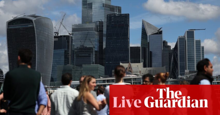 UK economy ‘grows strongly’ for second quarter running, but stalls in June – business live | Business