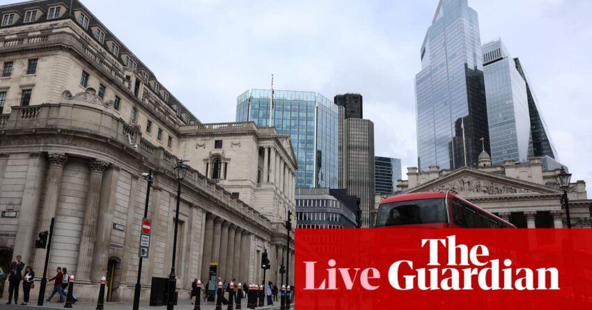 UK interest rates will fall ‘gradually’, predicts Bank of England governor; China launches stimulus blitz – business live | Business